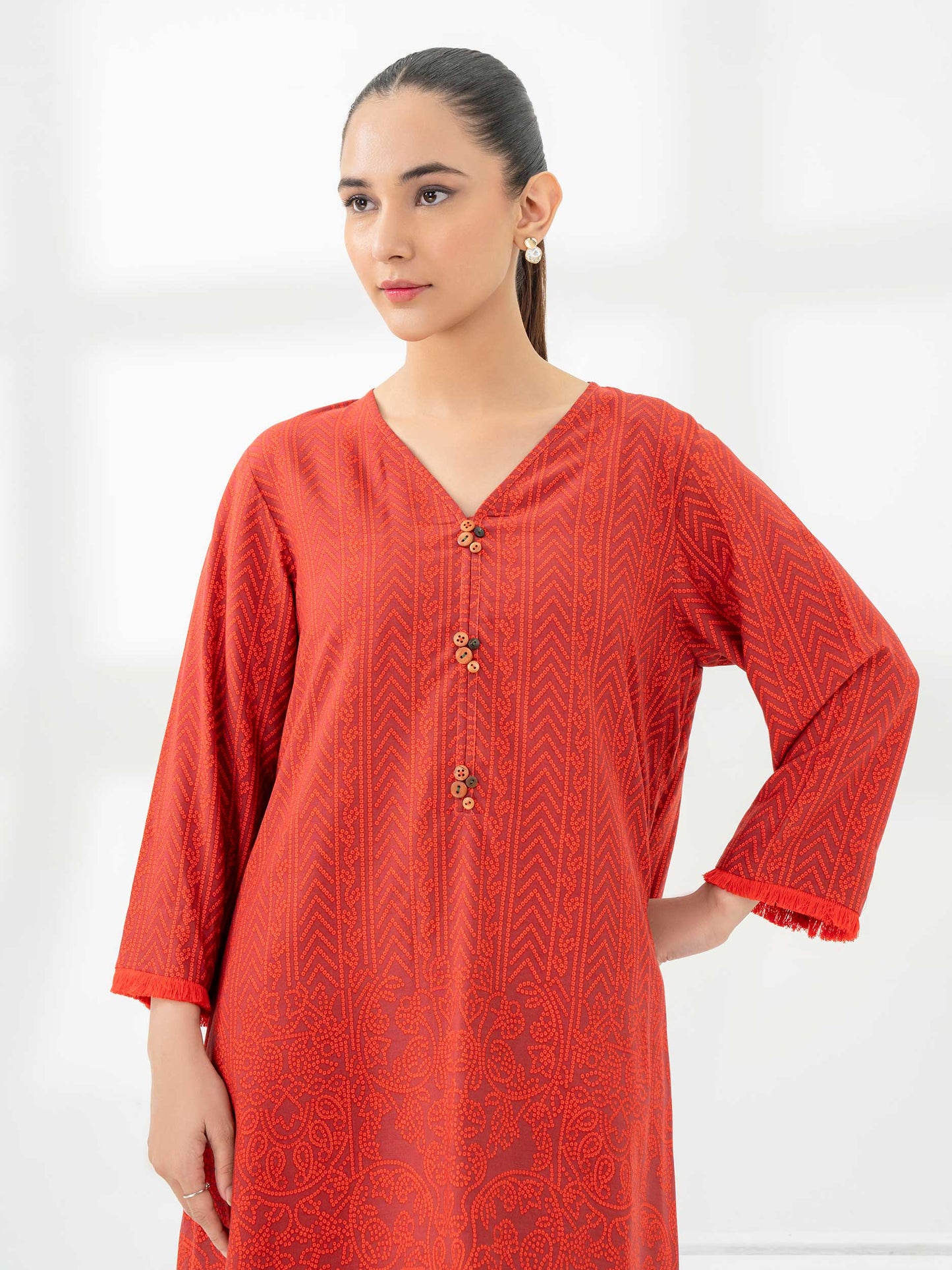 Linen Kurti-Printed (Pret)