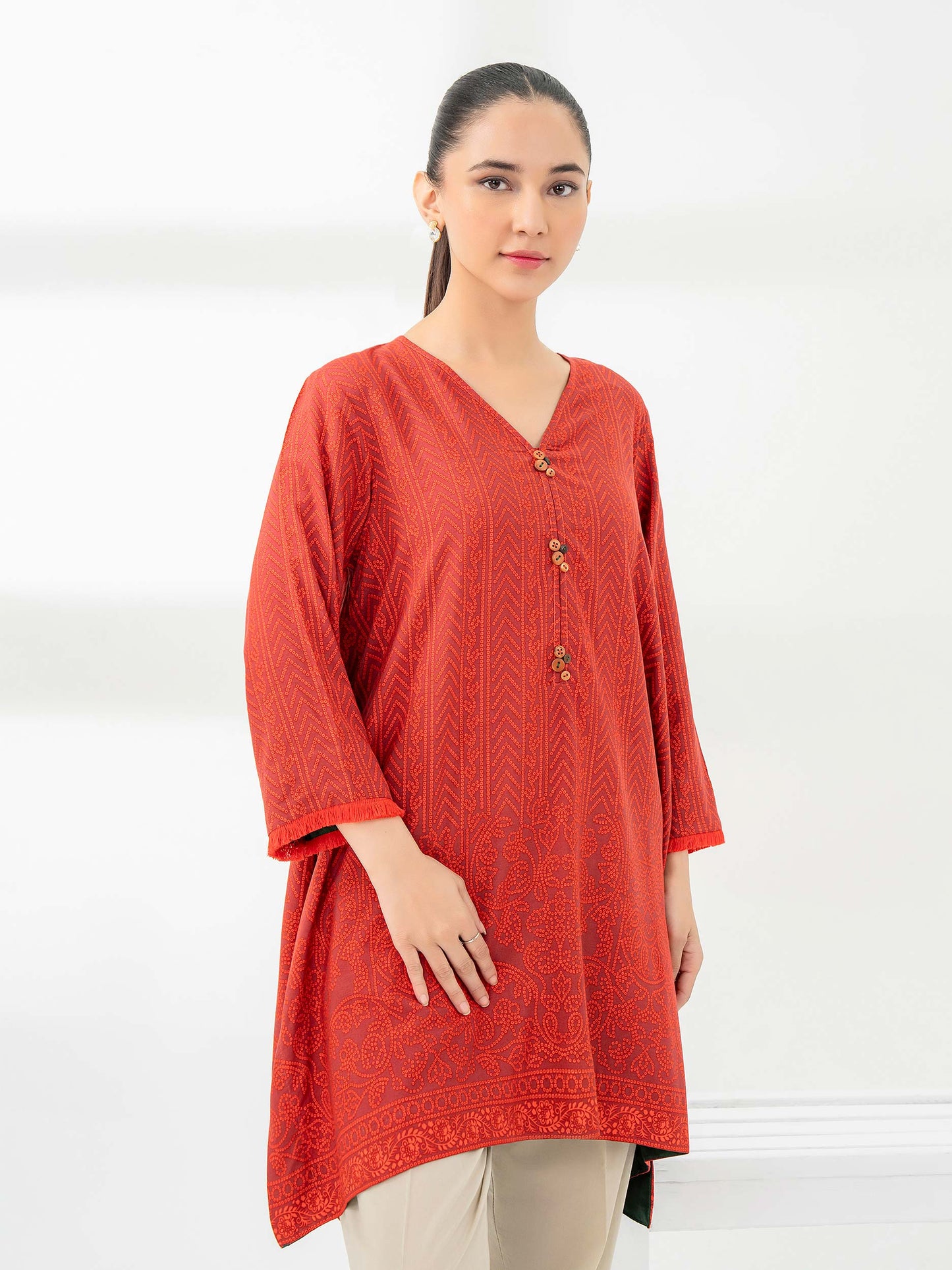 Linen Kurti-Printed (Pret)