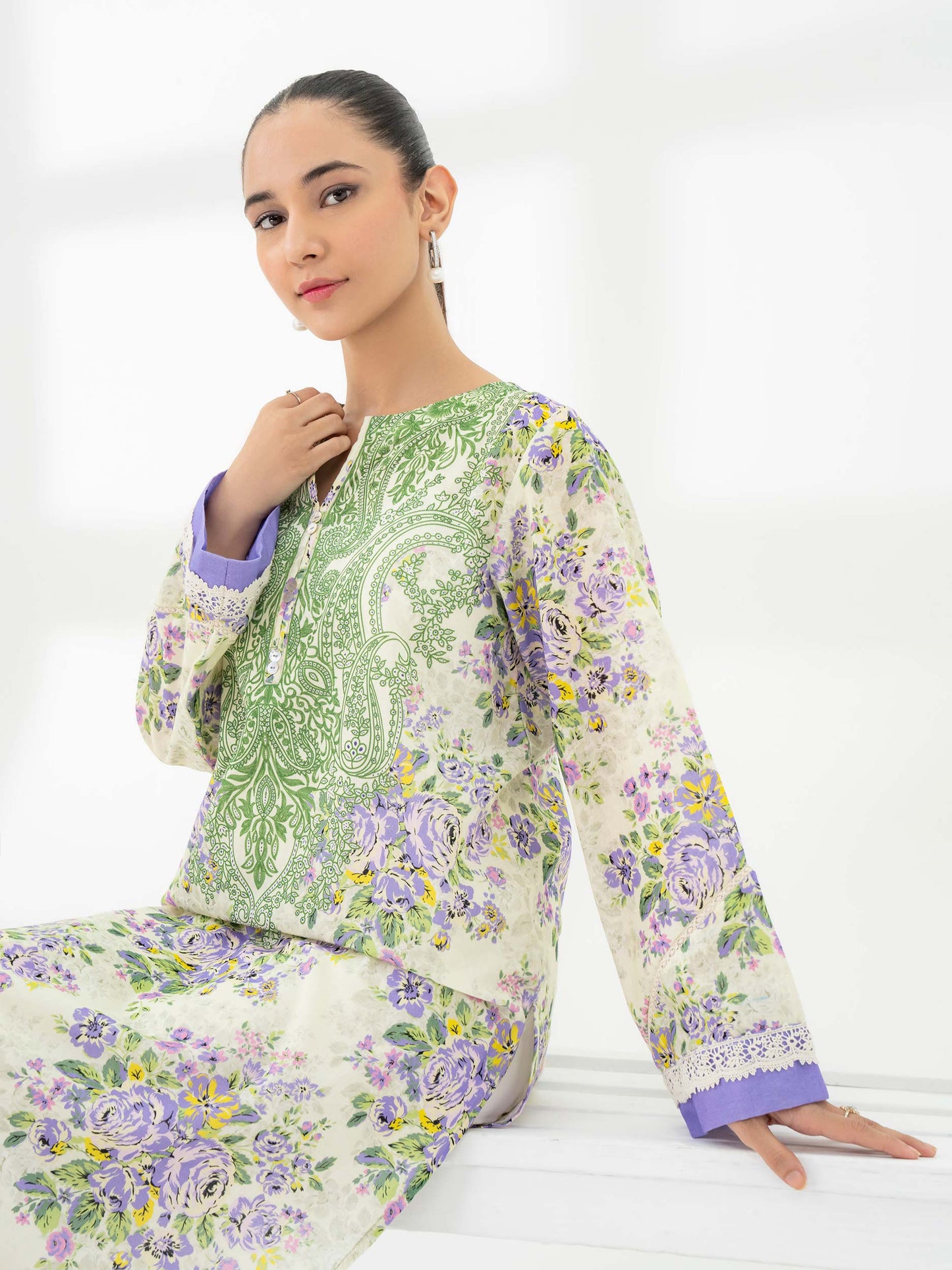 Khaddar Shirt-Printed (Pret)