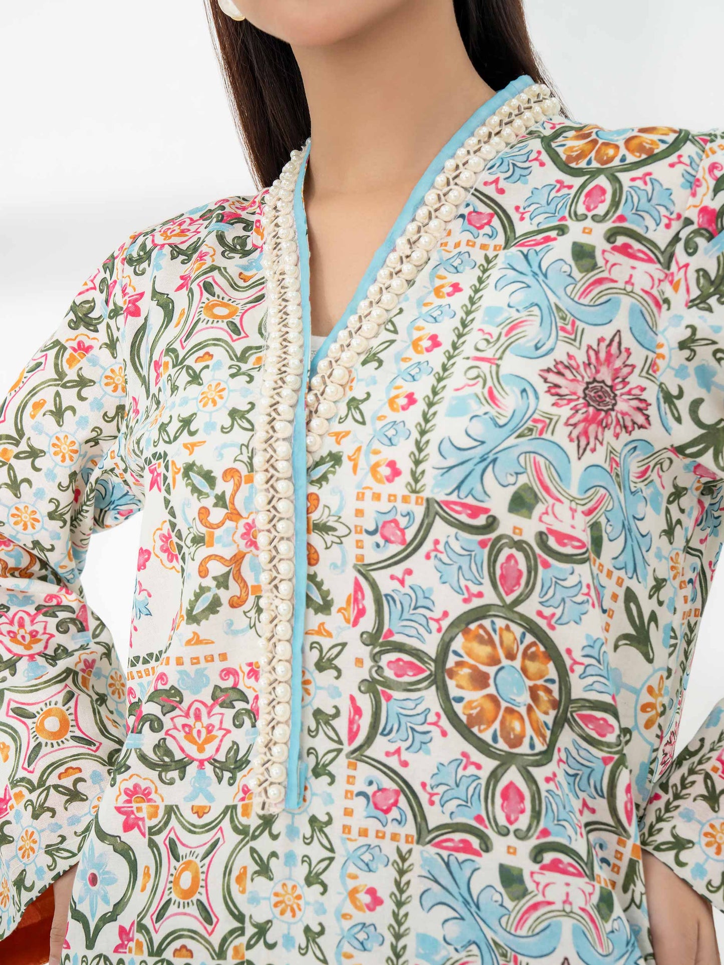 2 Piece Khaddar Suit-Printed (Pret)