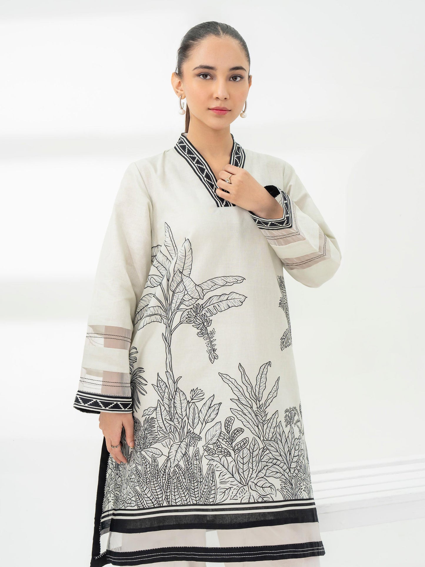 Khaddar Shirt-Printed (Pret)