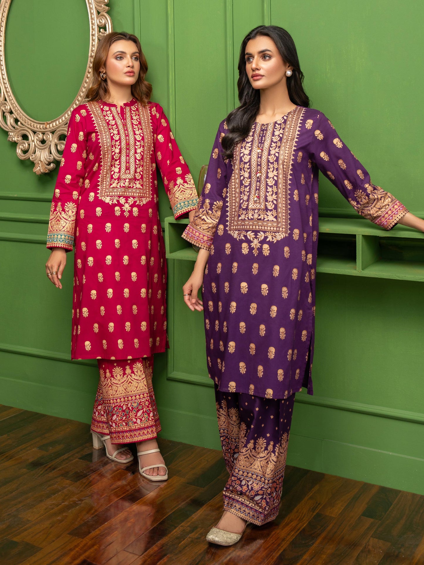 2 Piece Lawn Suit-Paste Print (Pret)