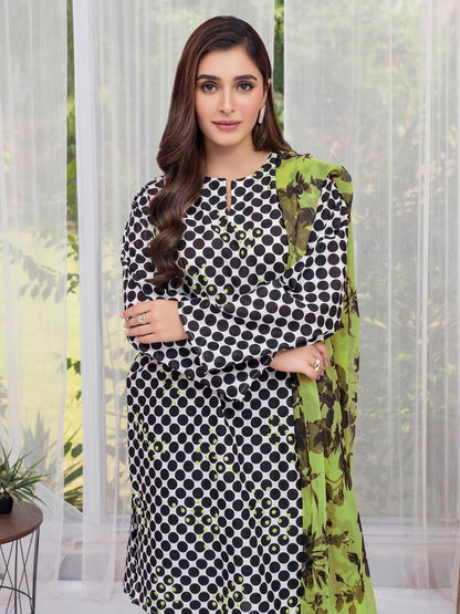 3 Piece Lawn Suit-Embroidered (Unstitched)