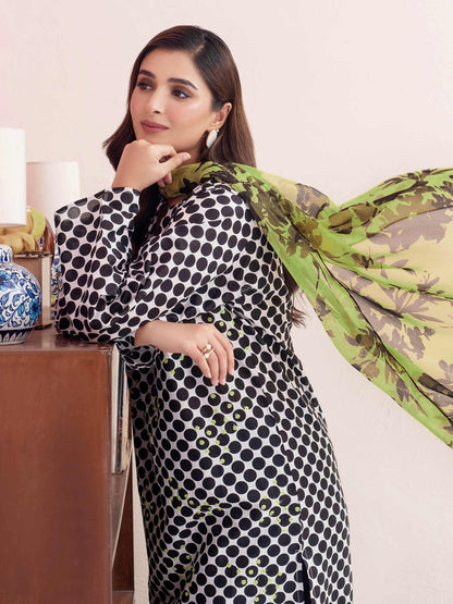 3 Piece Lawn Suit-Embroidered (Unstitched)