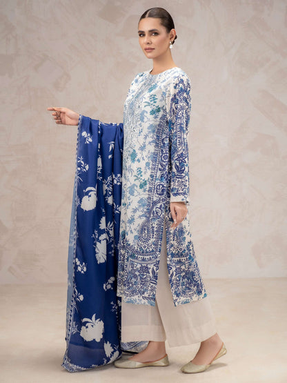 3 Piece Khaddar Suit-Embroidered (Unstitched)