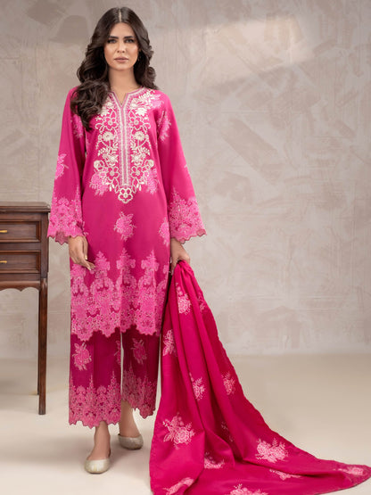 3 Piece Khaddar Suit-Embroidered (Unstitched)