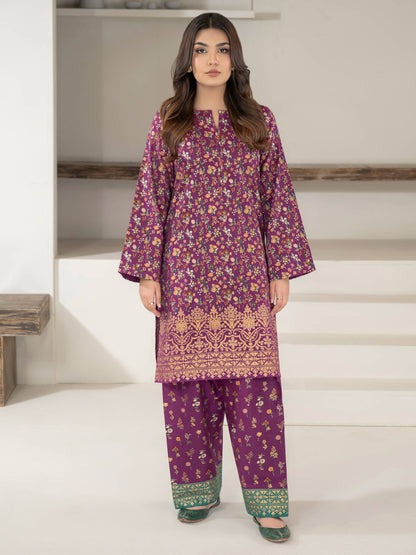 2 Piece Khaddar Suit-Paste Print (Unstitched)