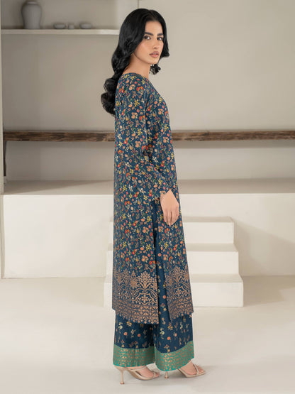 2 Piece Khaddar Suit-Paste Print (Unstitched)