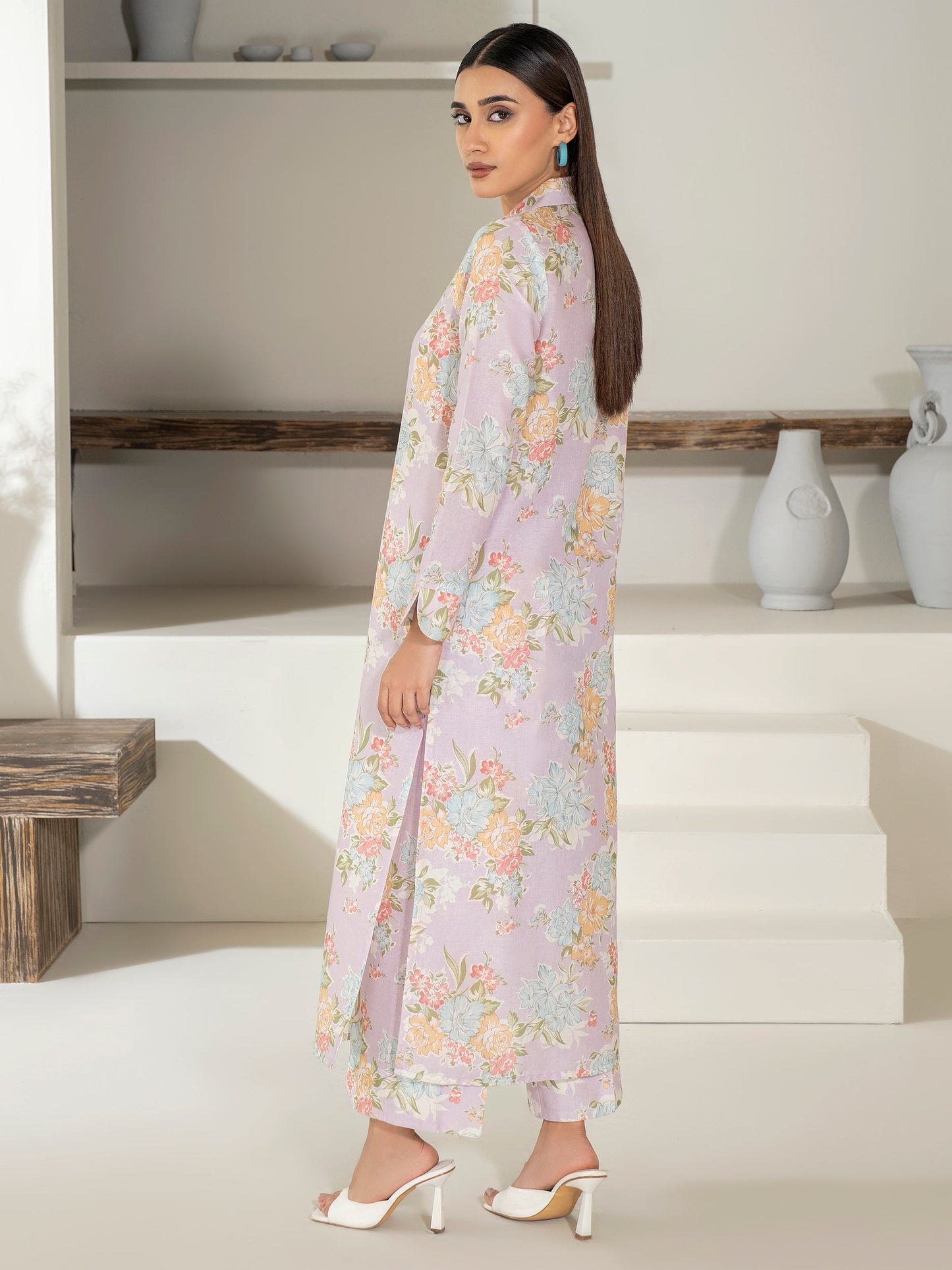 2 Piece Khaddar Suit-Printed (Unstitched)