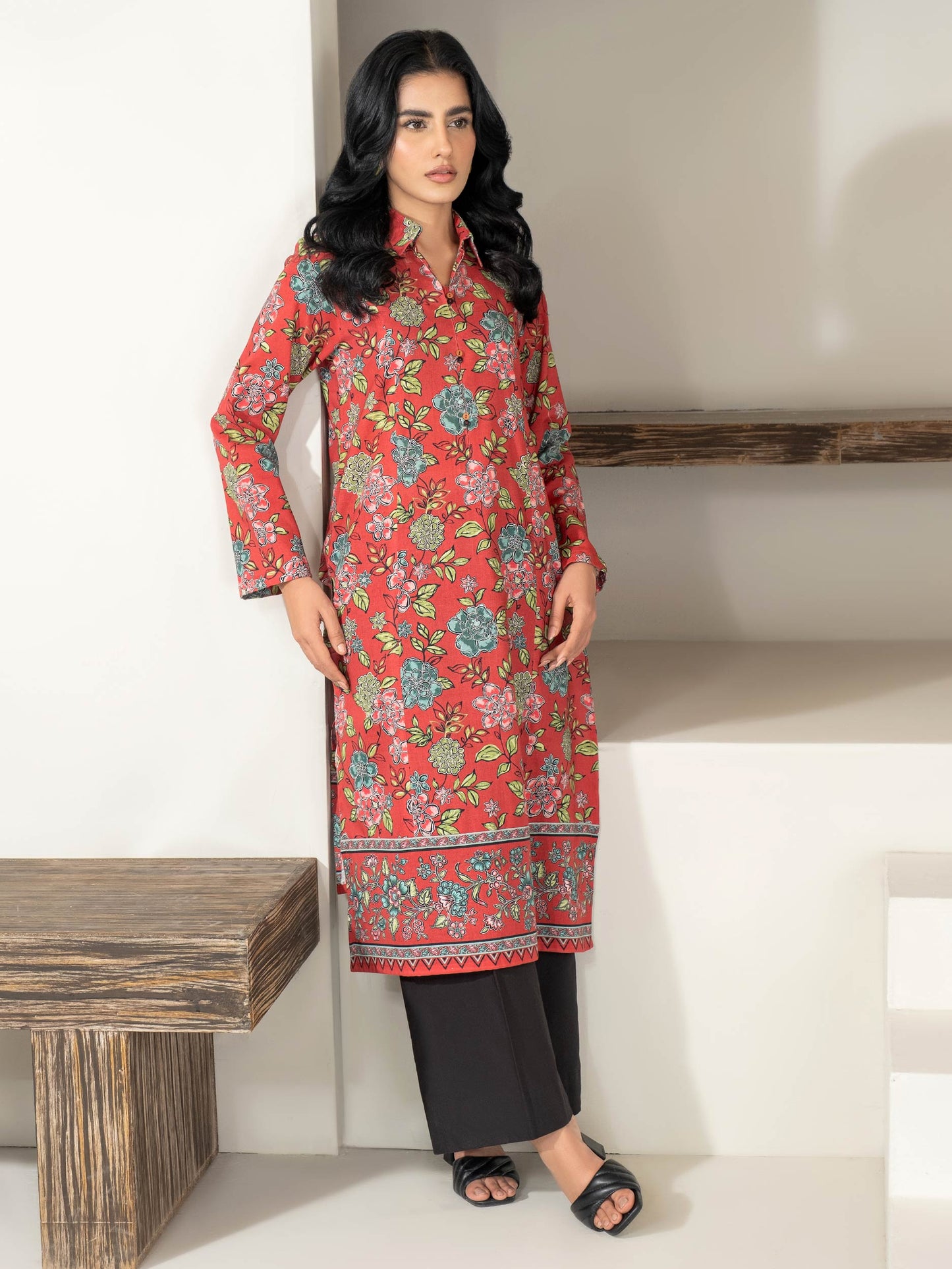 Khaddar Shirt-Printed (Unstitched)