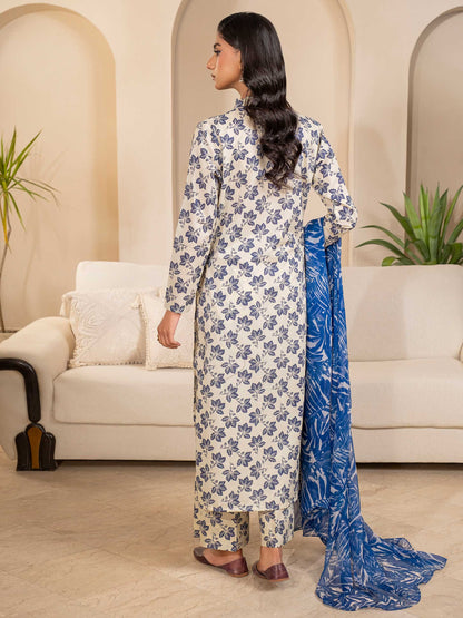 3 Piece Lawn Suit-Printed (Unstitched)