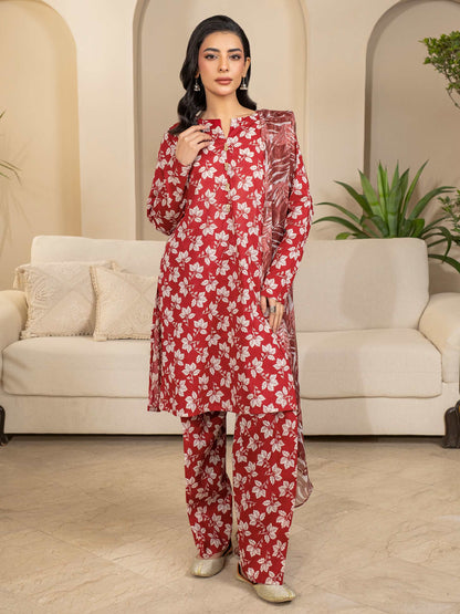 3 Piece Lawn Suit-Printed (Unstitched)