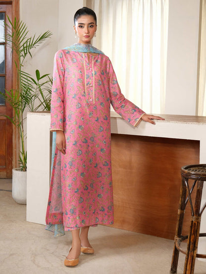 3 Piece Lawn Suit-Printed (Unstitched)