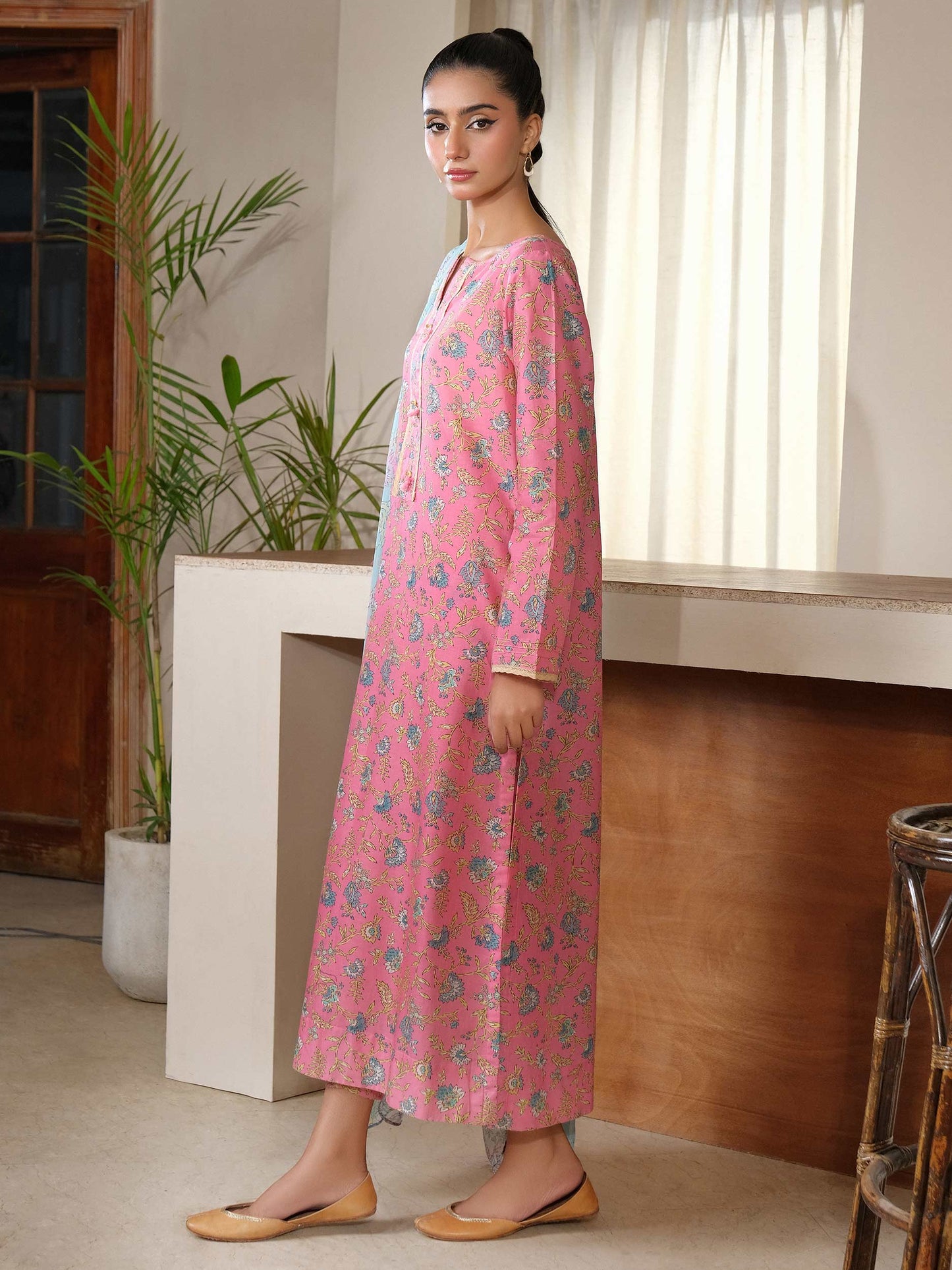 3 Piece Lawn Suit-Printed (Unstitched)