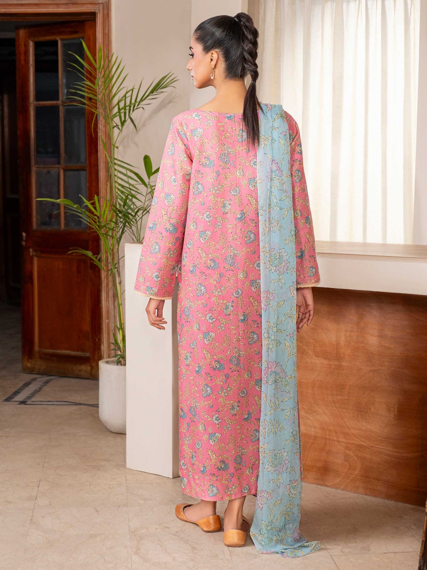 3 Piece Lawn Suit-Printed (Unstitched)