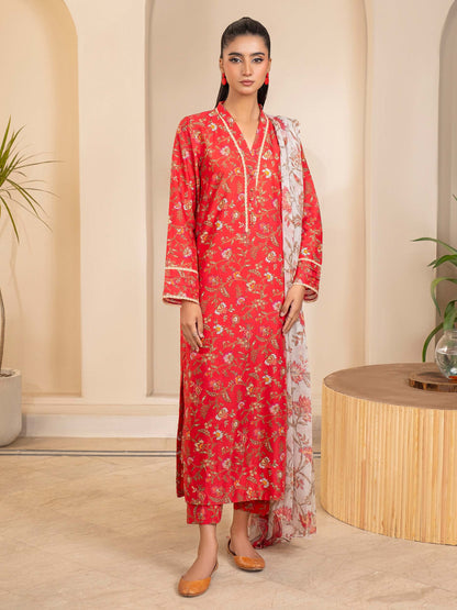 3 Piece Lawn Suit-Printed (Unstitched)