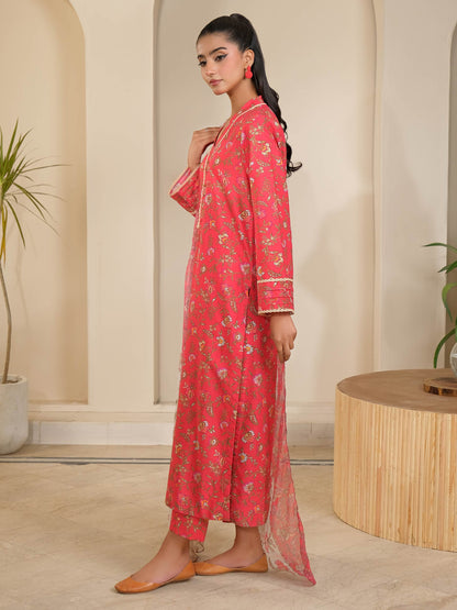 3 Piece Lawn Suit-Printed (Unstitched)