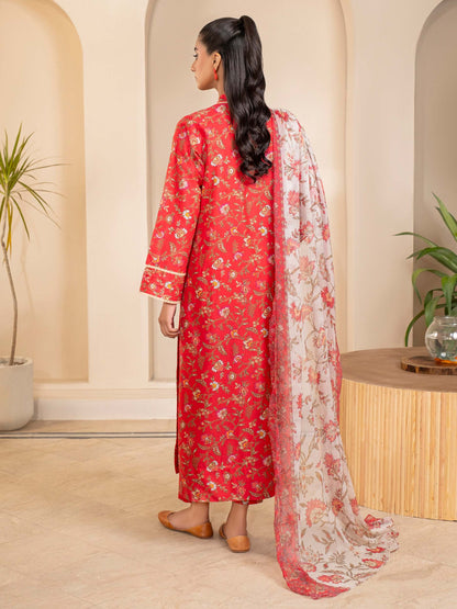 3 Piece Lawn Suit-Printed (Unstitched)