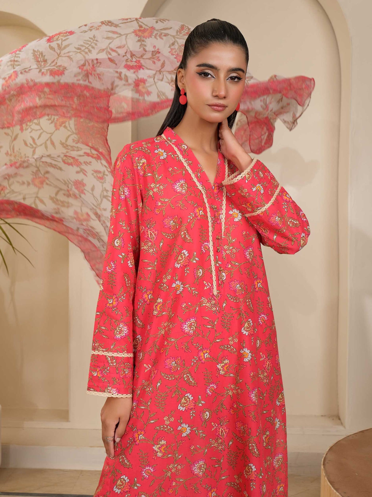 3 Piece Lawn Suit-Printed (Unstitched)