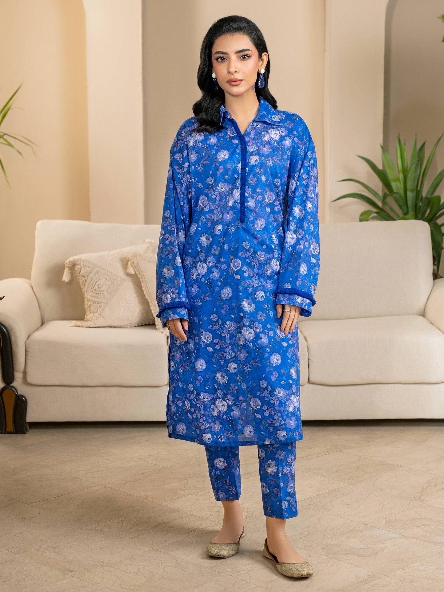 2 Piece Lawn Suit-Printed (Unstitched)