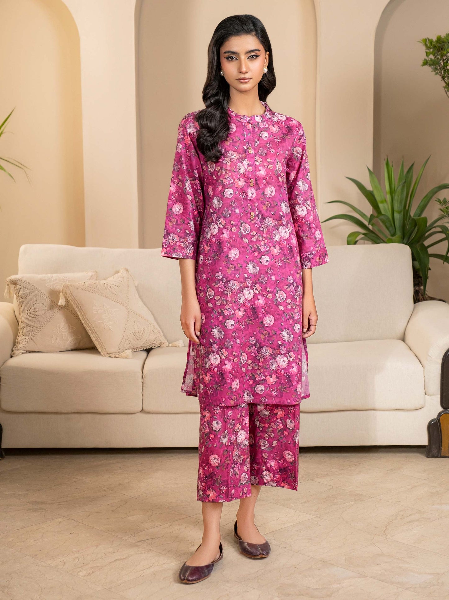 2 Piece Lawn Suit-Printed (Unstitched)