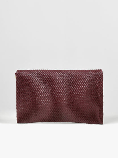 Weave Patterned Clutch