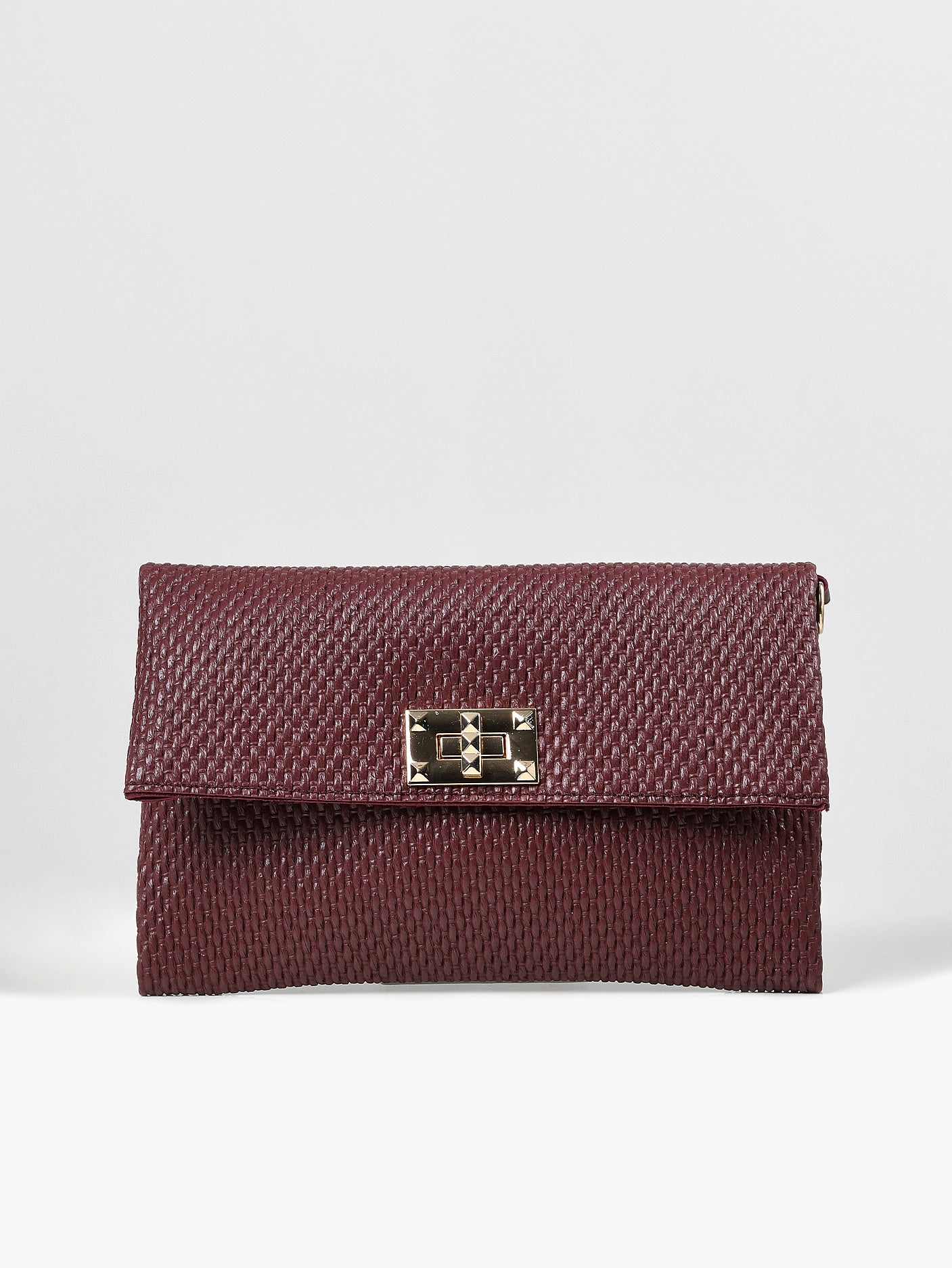 Weave Patterned Clutch