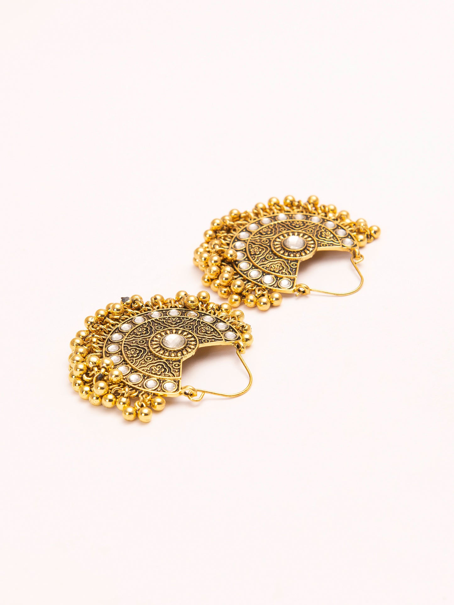 Embellished Anitque Jhumkas