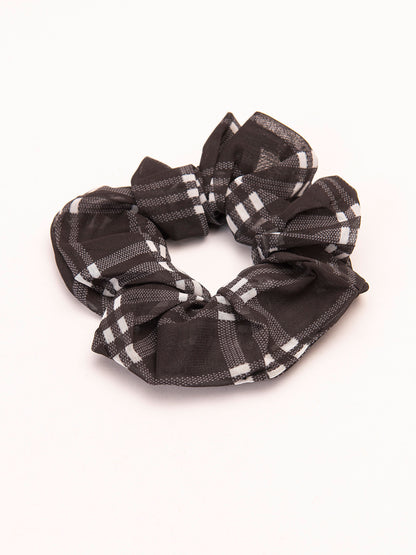 Checkered Scrunchie