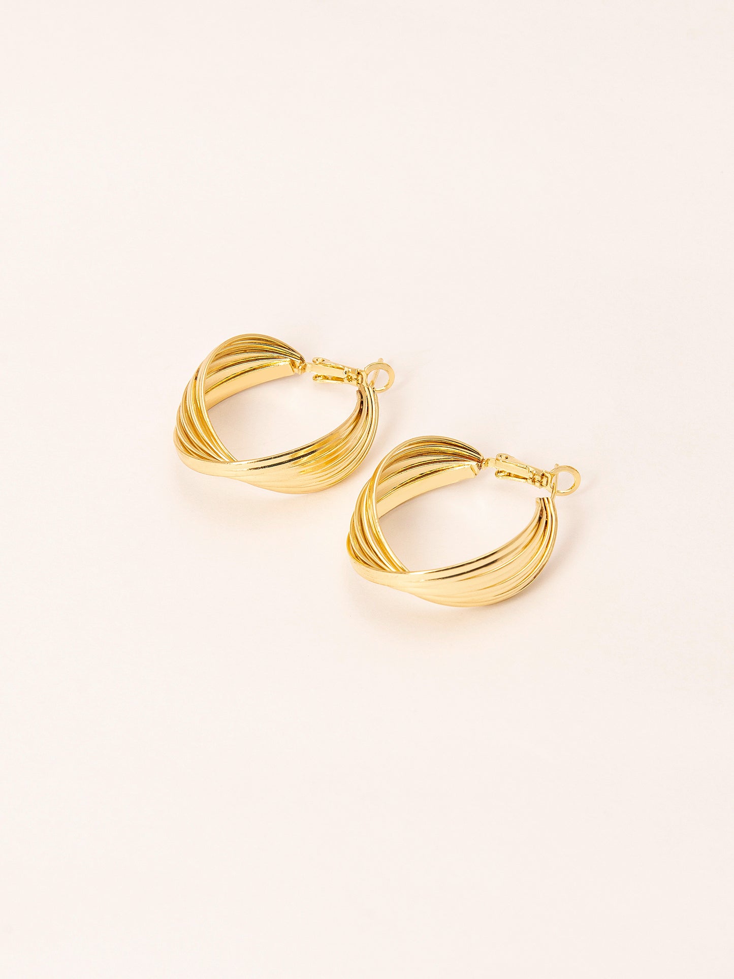 Golden Hoop Earrings