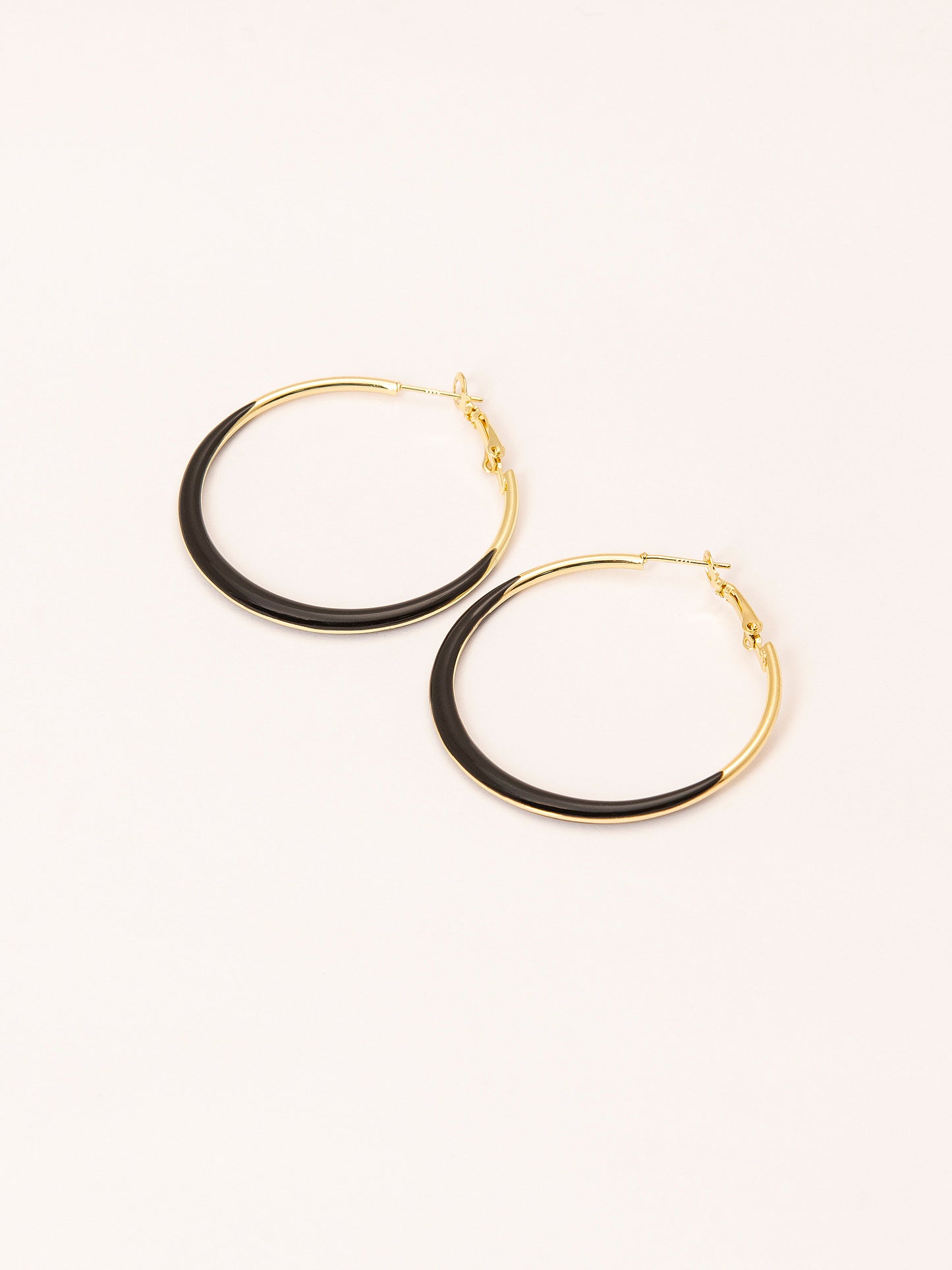 Metallic Hoop Earrings