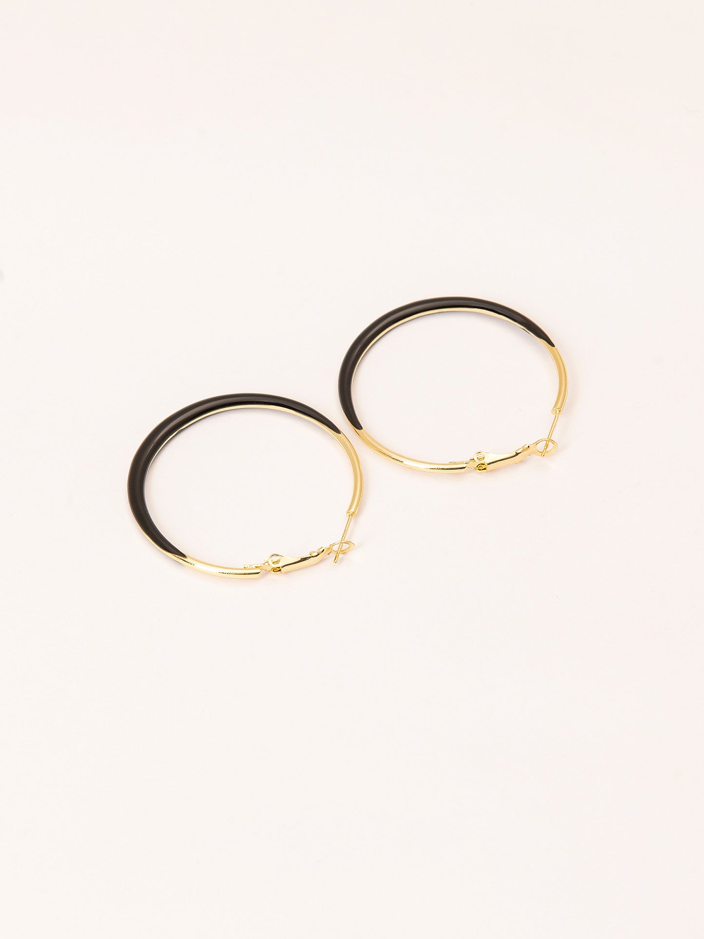 Metallic Hoop Earrings