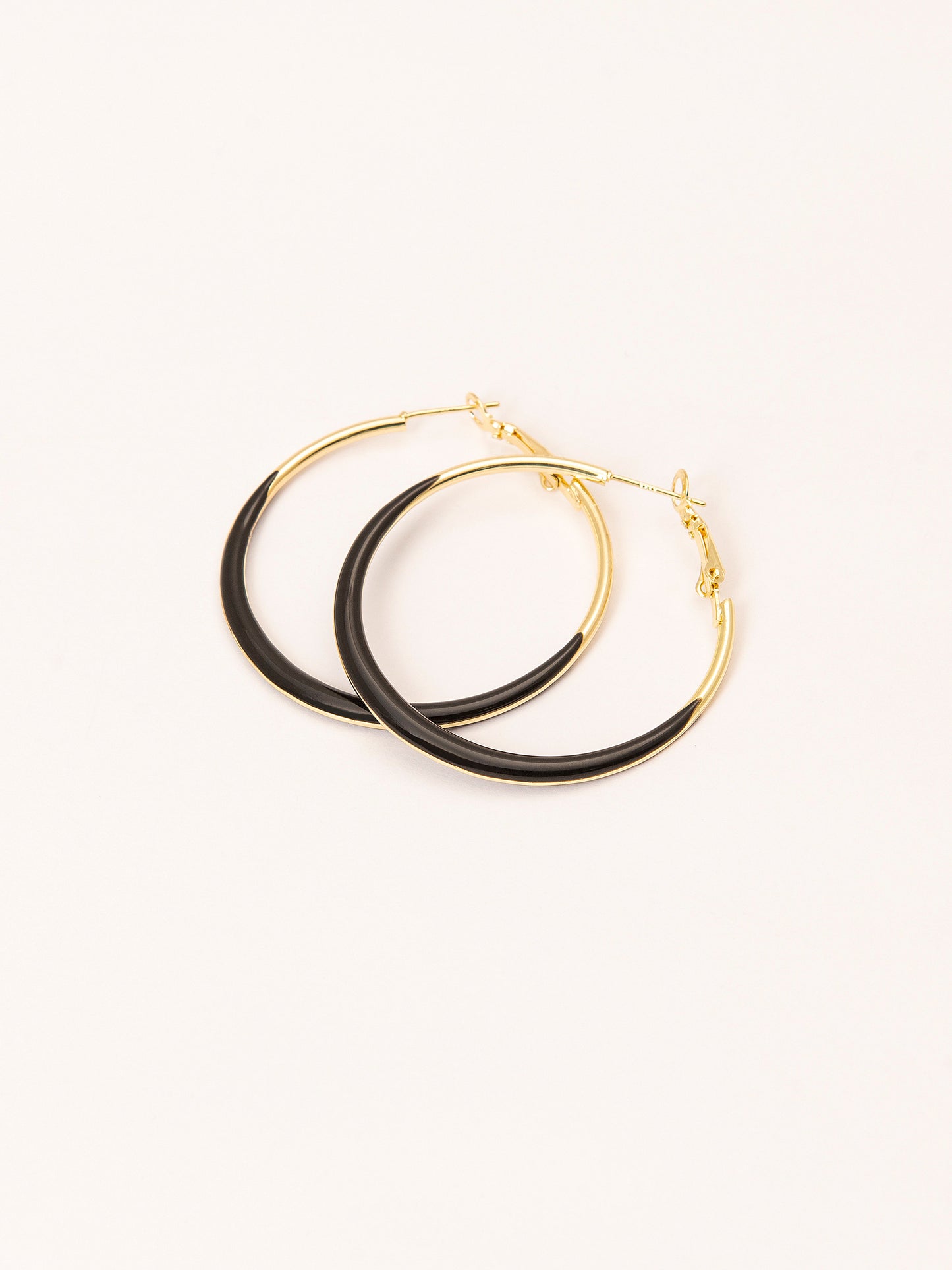 Metallic Hoop Earrings