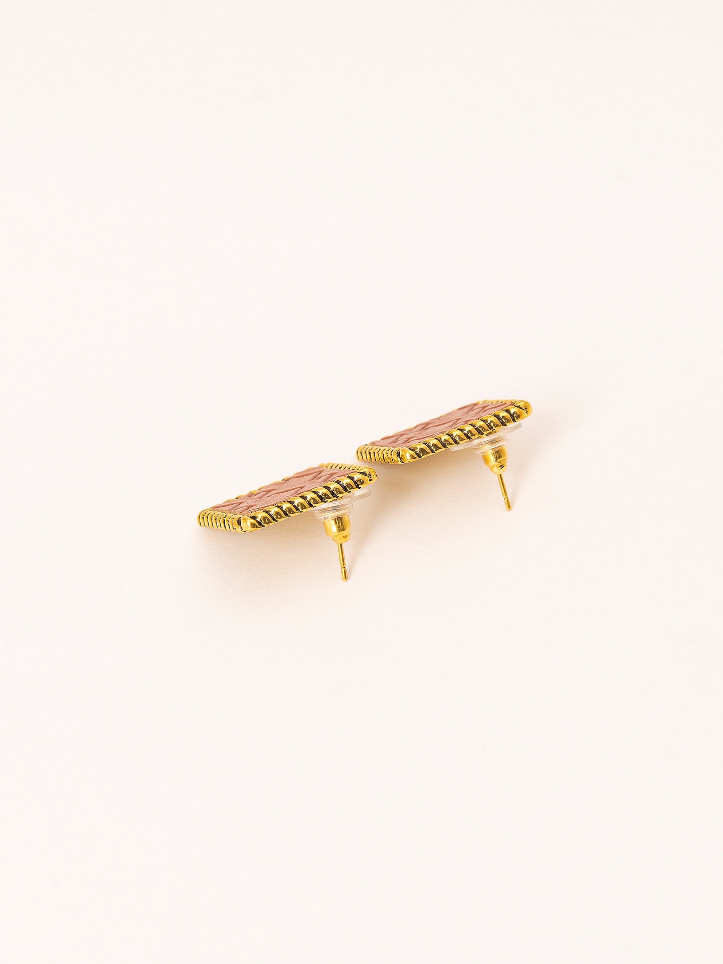 Woven Stud Earrings