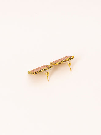 woven-stud-earrings