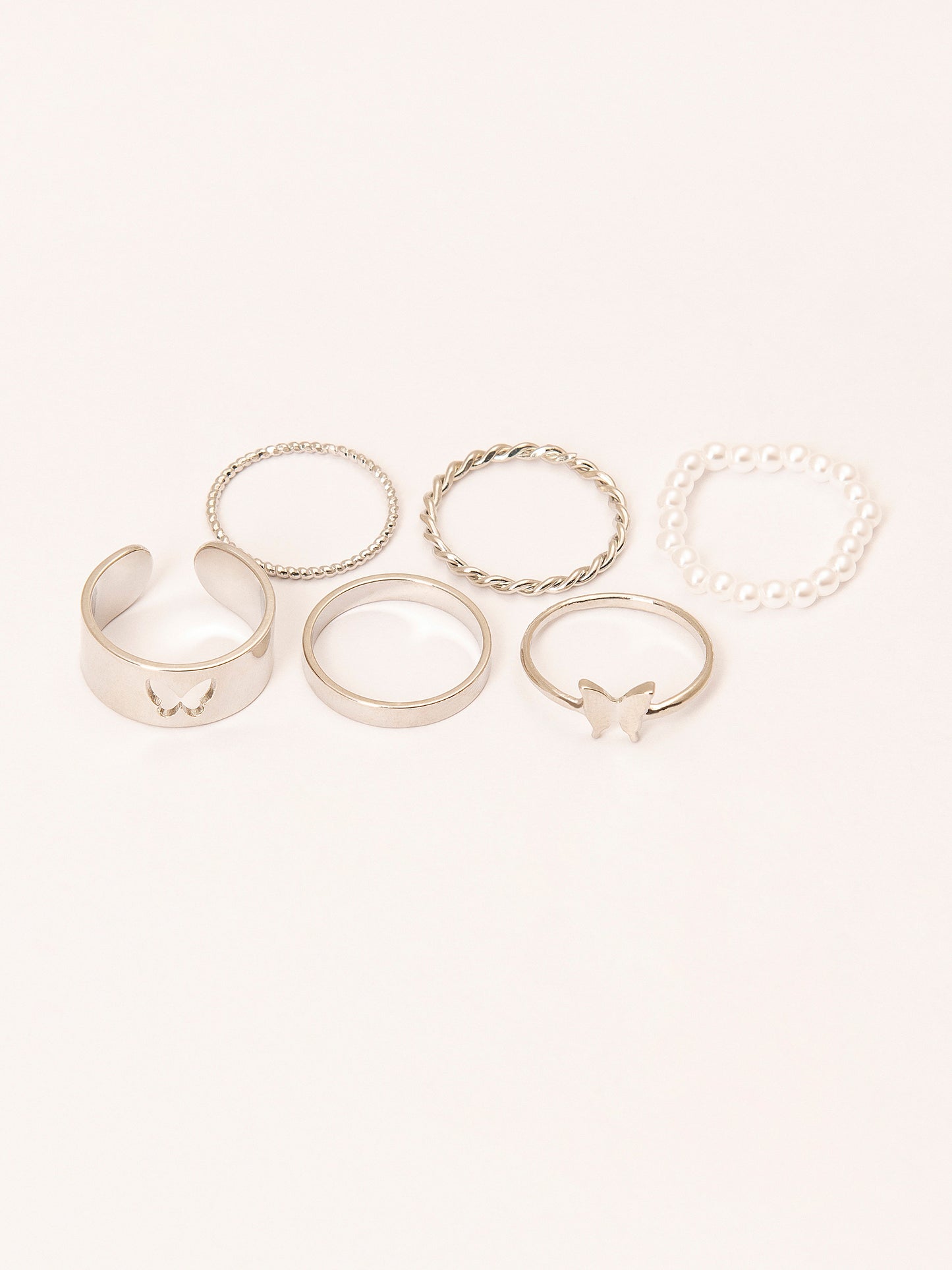 Silver Ring Set