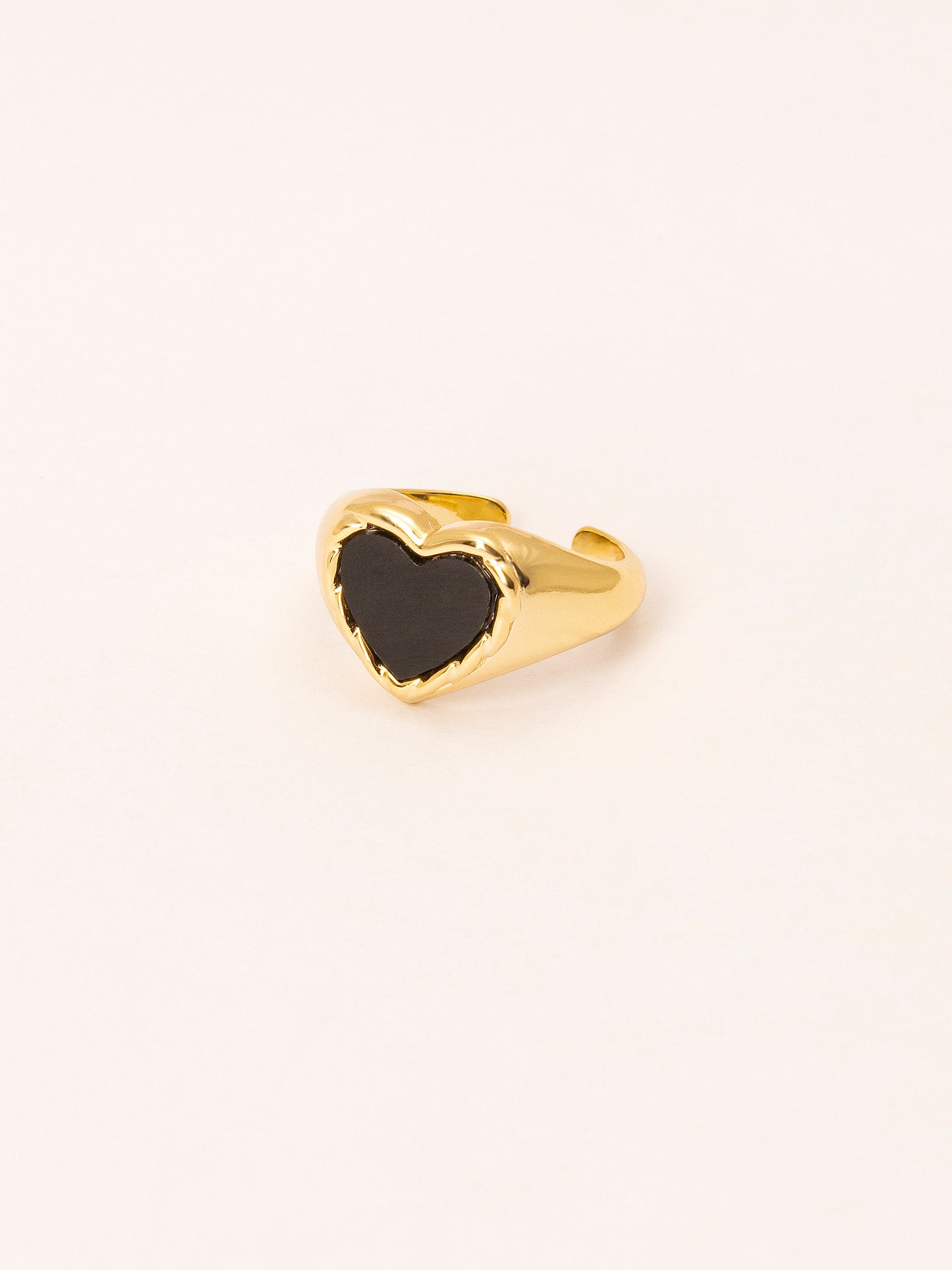 Black Heart Ring