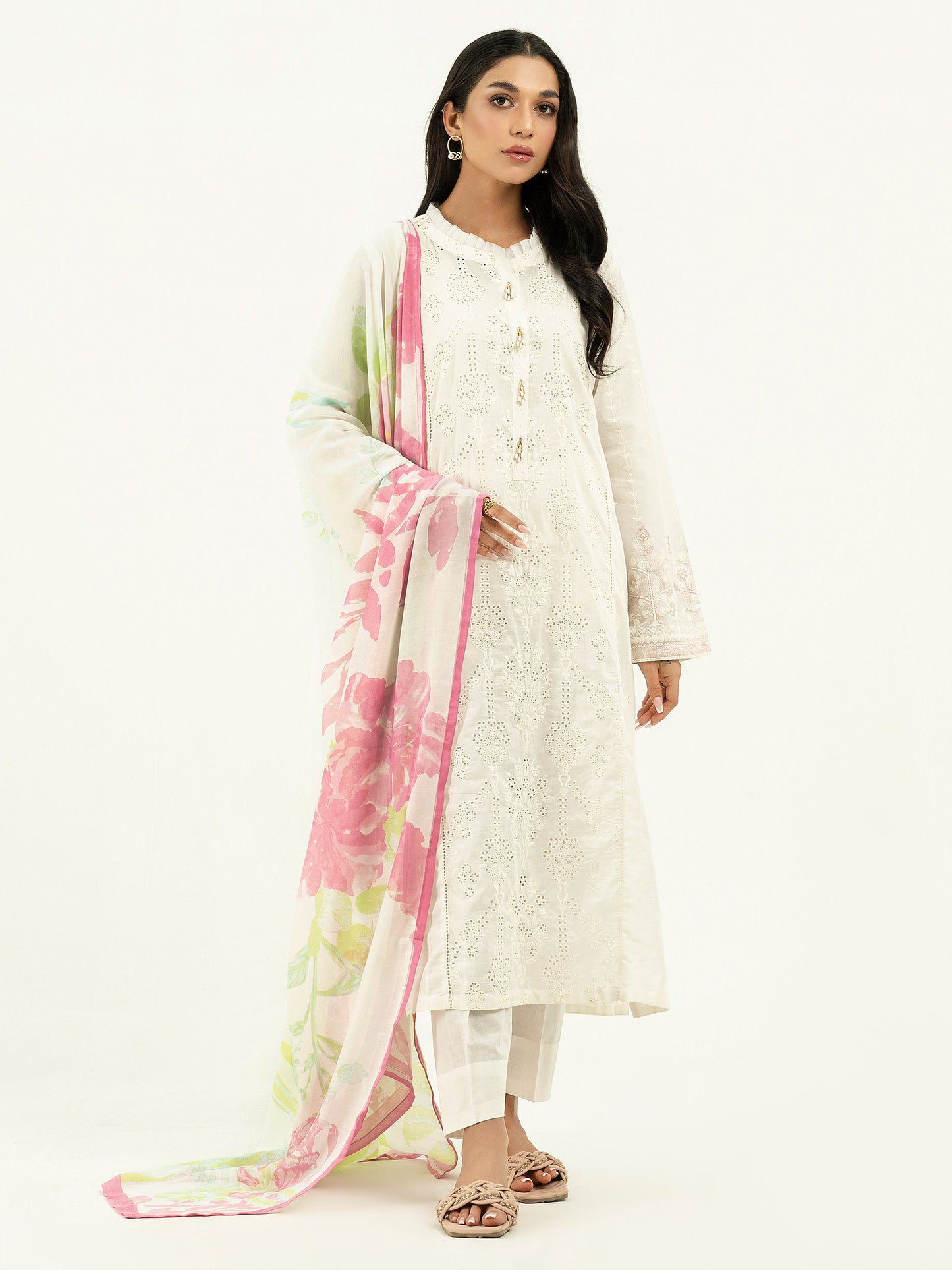 3 Piece Lawn Suit-Embroidered (Pret)