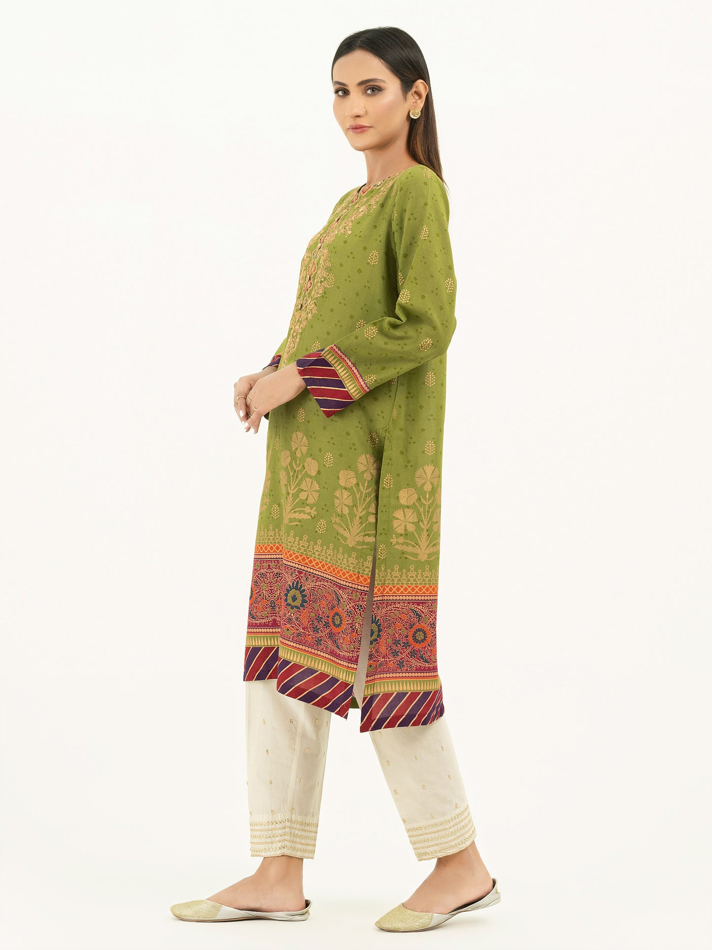 Lawn Shirt-Embroidered (Pret)