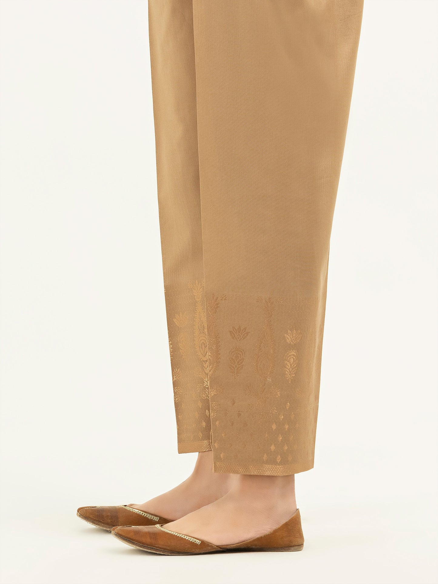 Jacquard Straight Trousers(Pret)