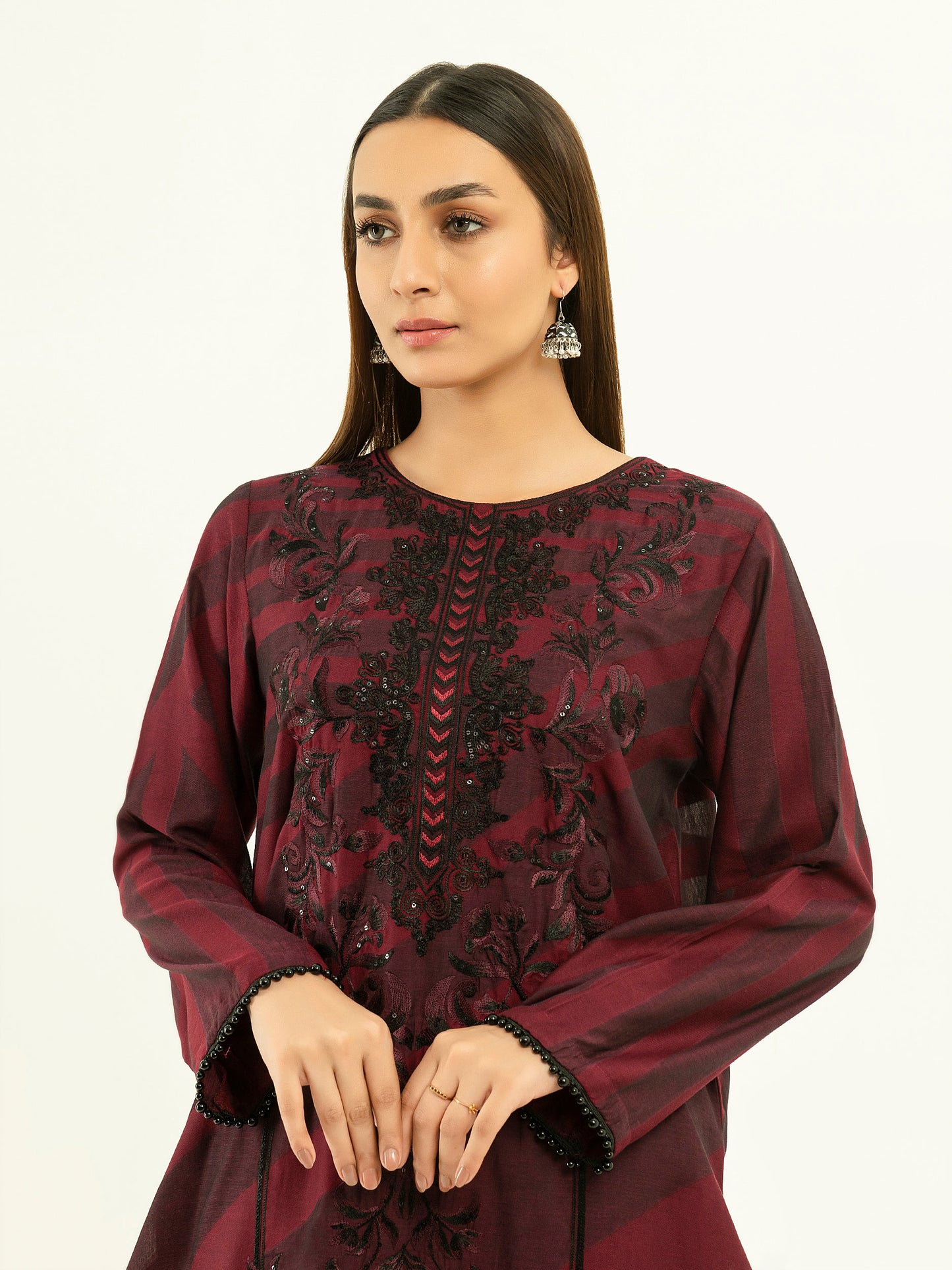 Yarn Dyed Shirt-Embroidered (Pret)