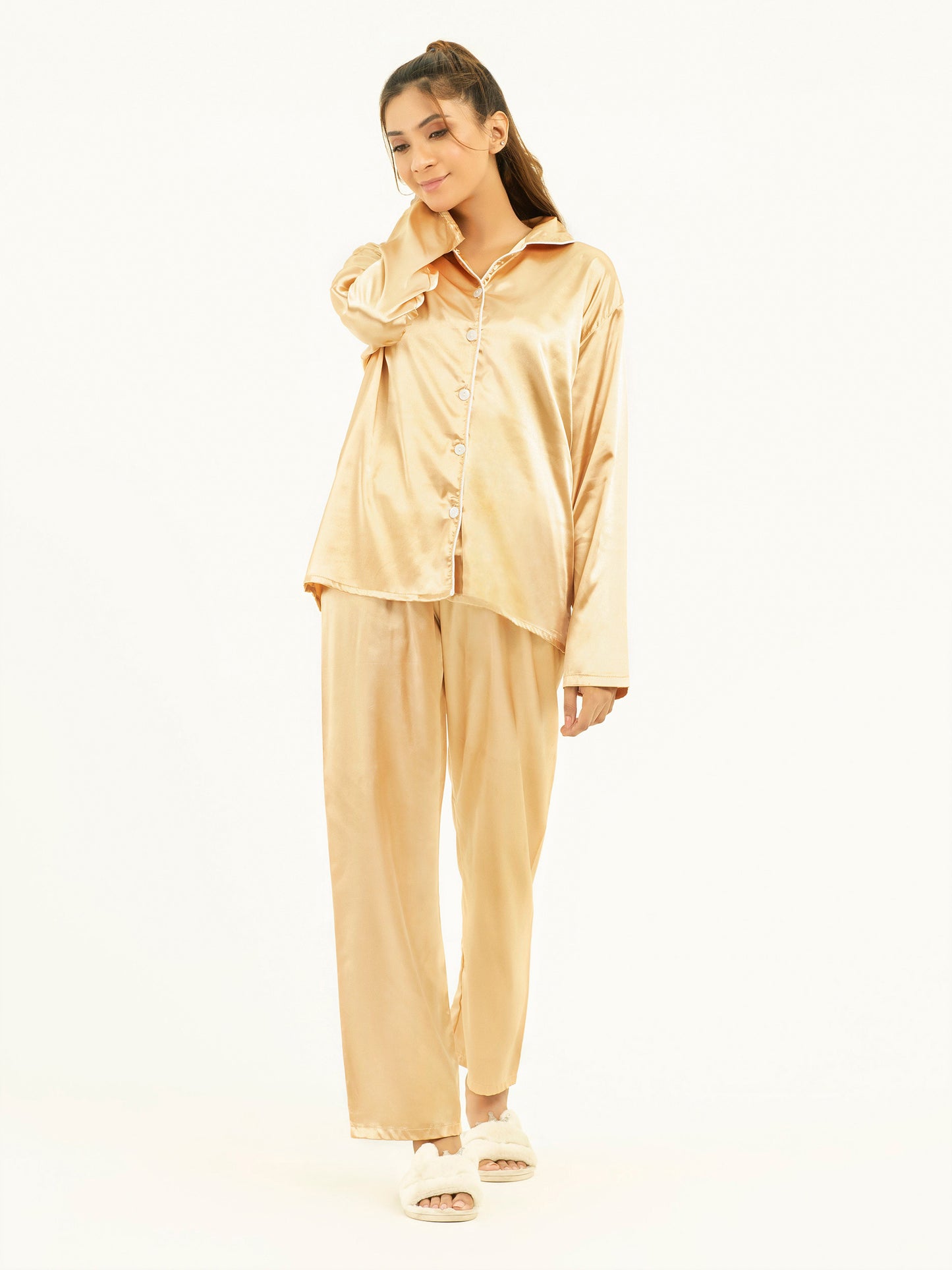 Dyed Silk Sleepwear