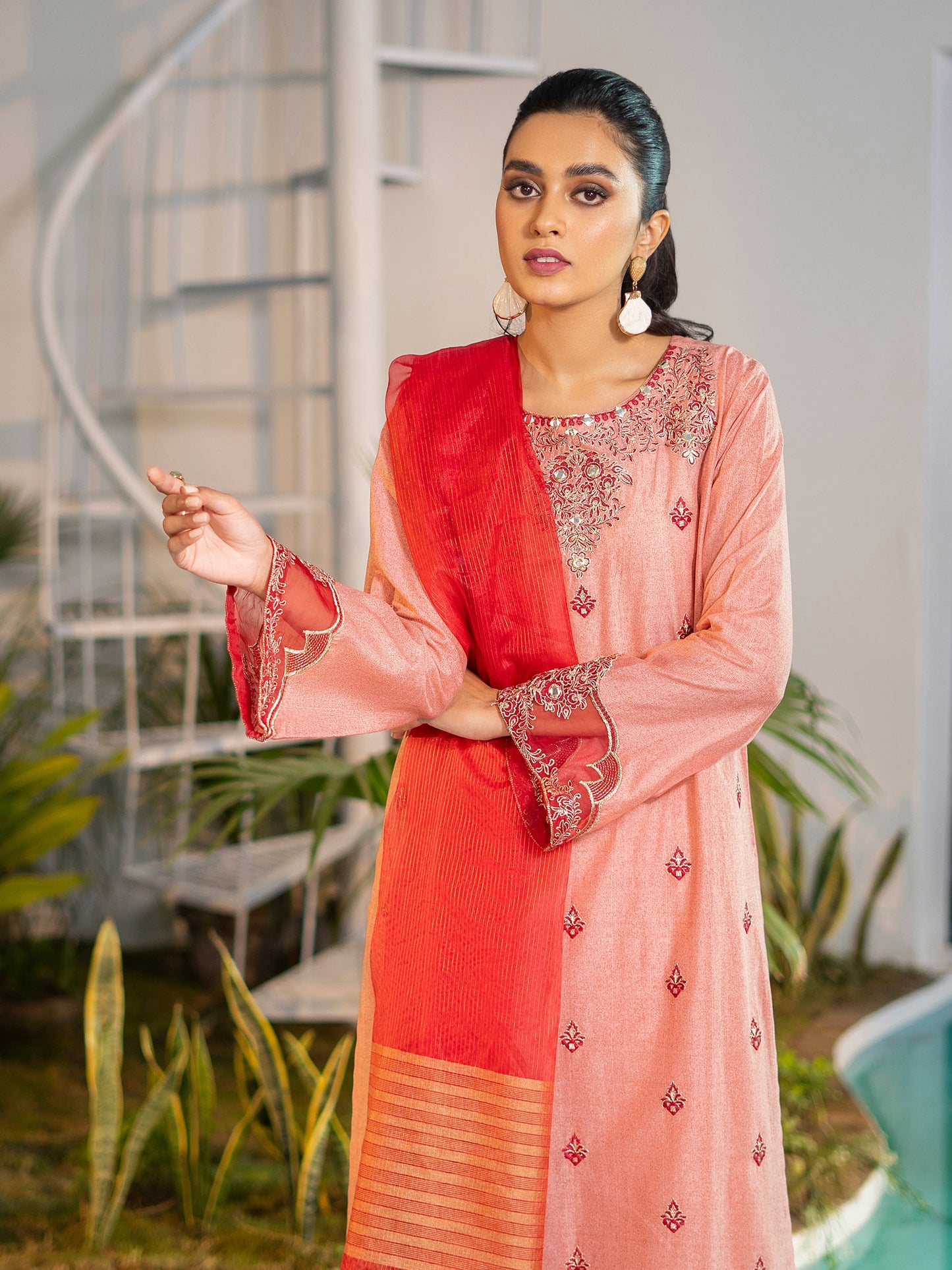 3 Piece Embroidered Lawn Suit