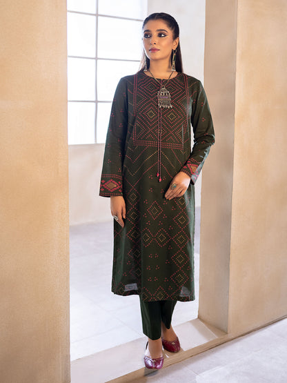 Khaddar Shirt-Paste Printed (Unstitched)