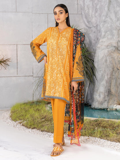 3 Piece Embroidered Lawn Suit