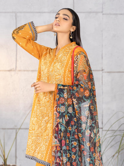 3 Piece Embroidered Lawn Suit