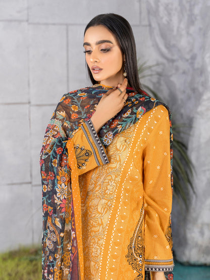 3 Piece Embroidered Lawn Suit