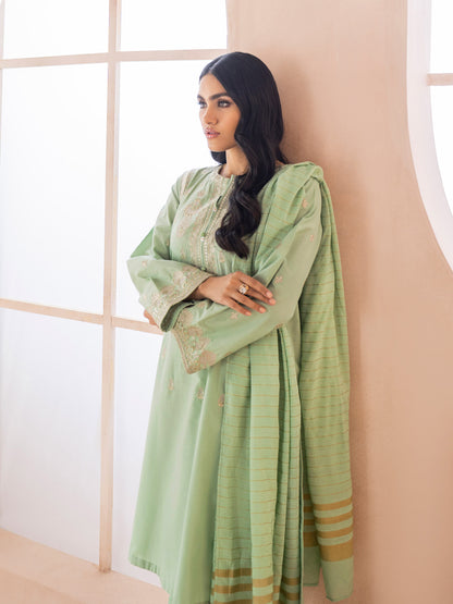 2 Piece Winter Cotton Suit-Embroidered (Unstitched)