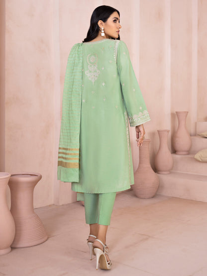 2 Piece Winter Cotton Suit-Embroidered (Unstitched)