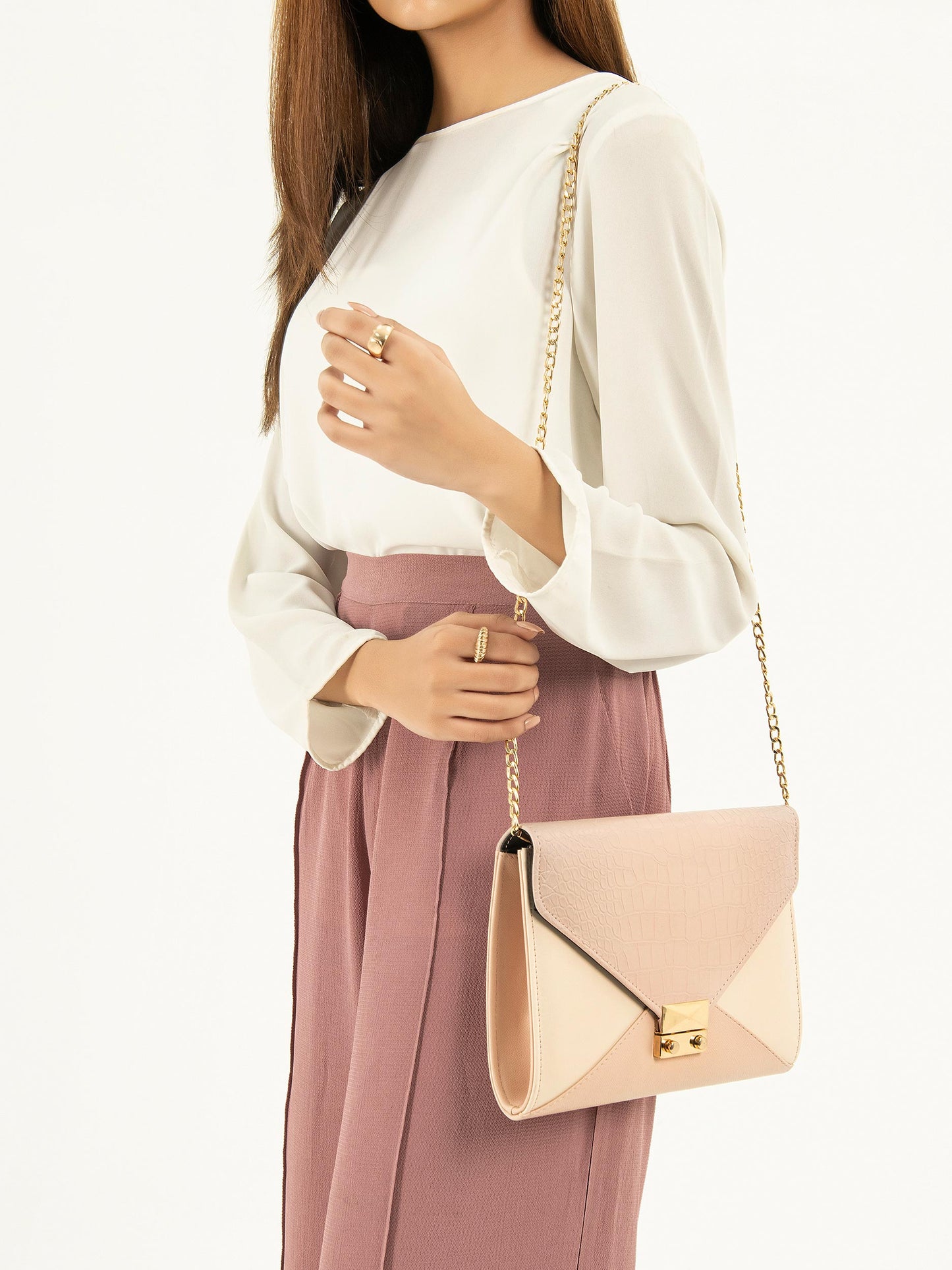 Two-Tone Envelope Clutch